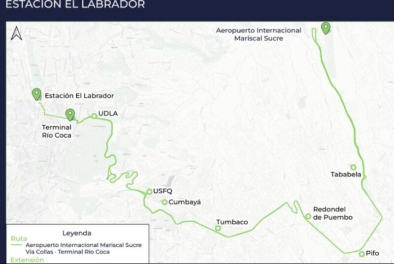 Del Aeropuerto al Metro, Ecovía y Trolebús
