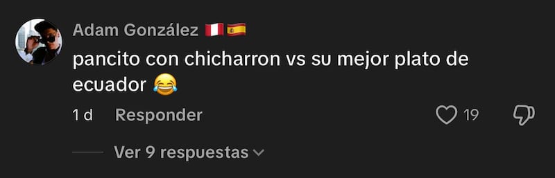 Reacciones de los peruanos al bolón de verde y encebollado.