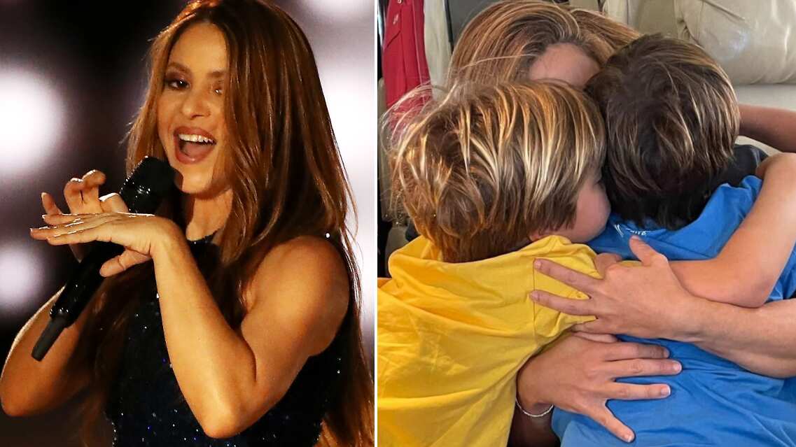 Shakira y sus hijos