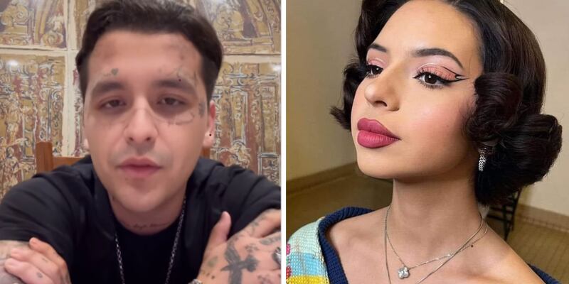 Christian Nodal y Ángela Aguilar confirmaron su amor con un beso – Metro Ecuador