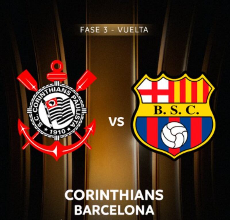 Barcelona SC vs Corinthians: Dónde ver EN VIVO el partido