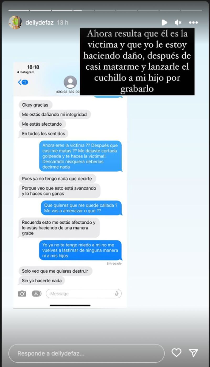 Influencer manabita fue brutalmente atacada por su expareja