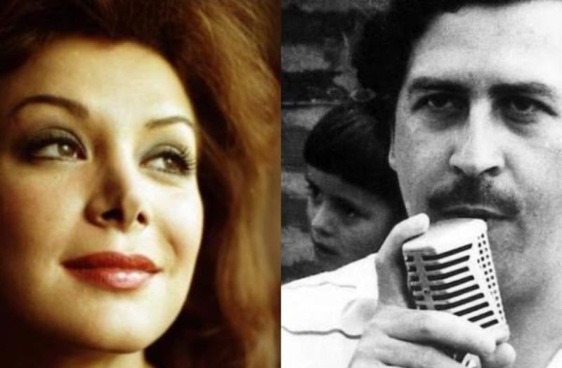 Virginia Vallejo y Pablo Escobar