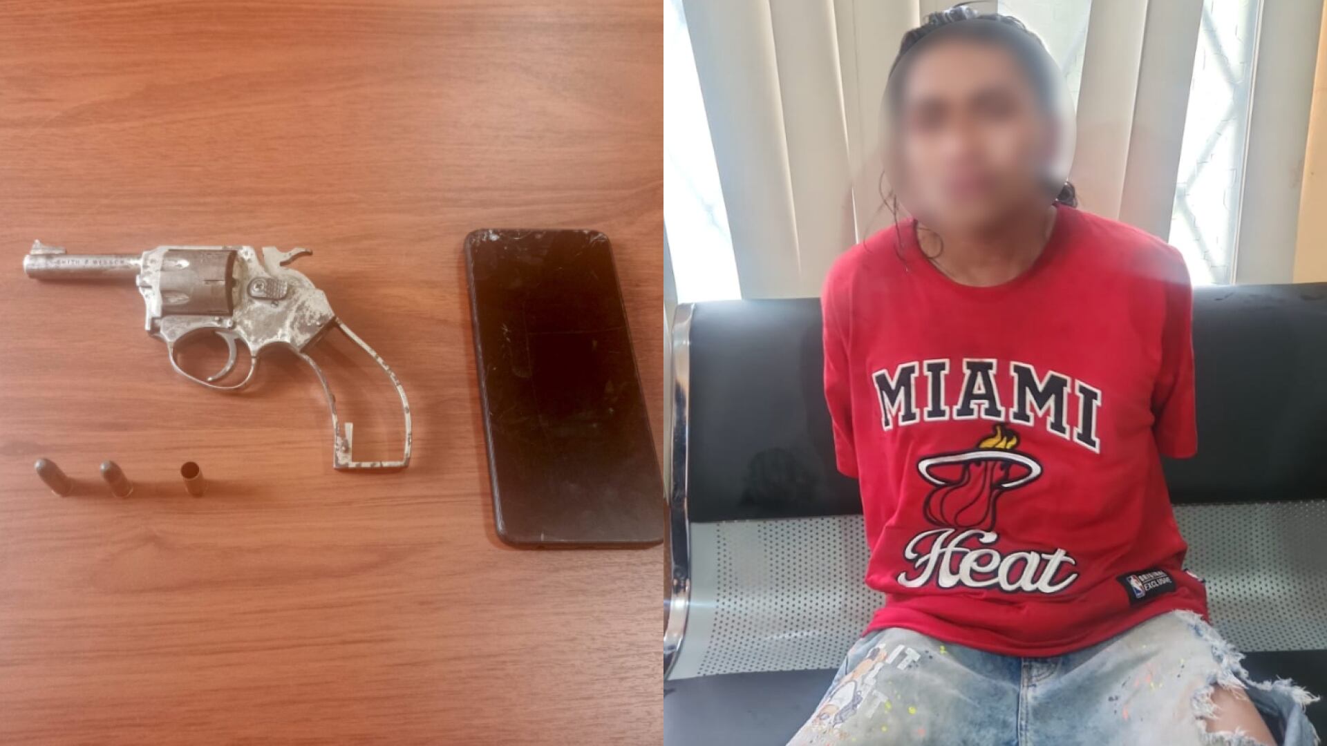 Vecinos golpean y logran neutralizar a presunto extorsionador armado en el norte de Quito