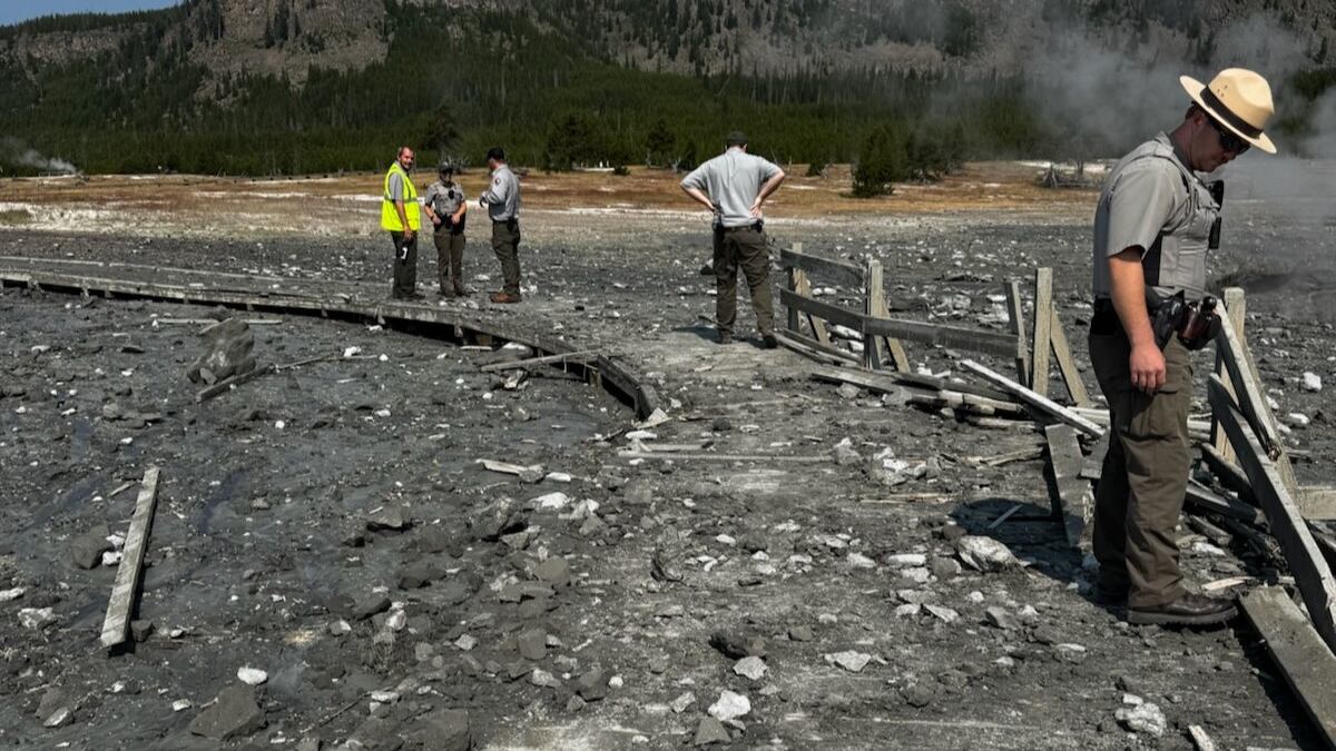 Explosión en el Parque Nacional Yellowstone este 23 de julio