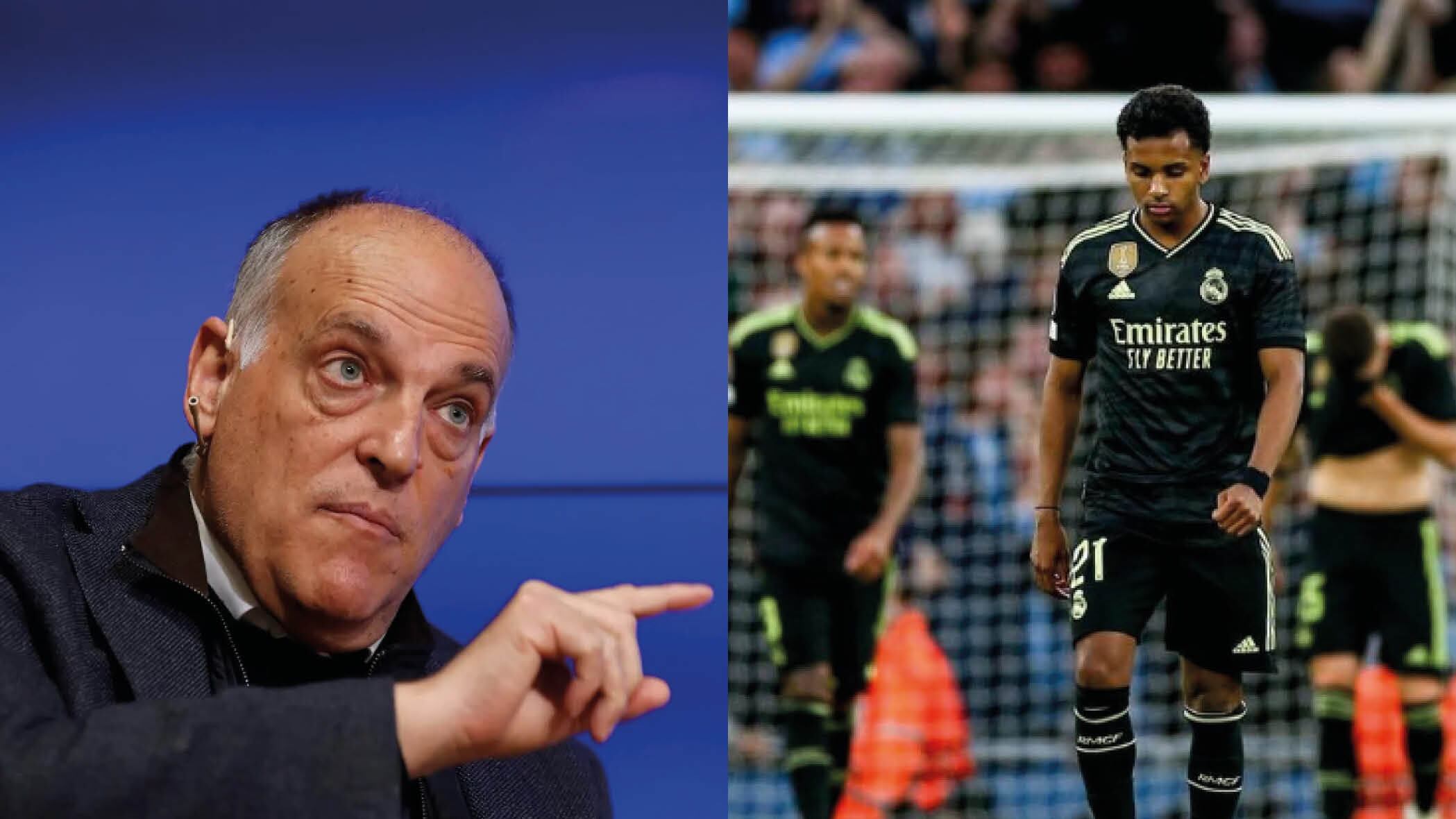 “El Real Madrid llora mucho” Esto piensa el presidente de la Liga Española del club blanco