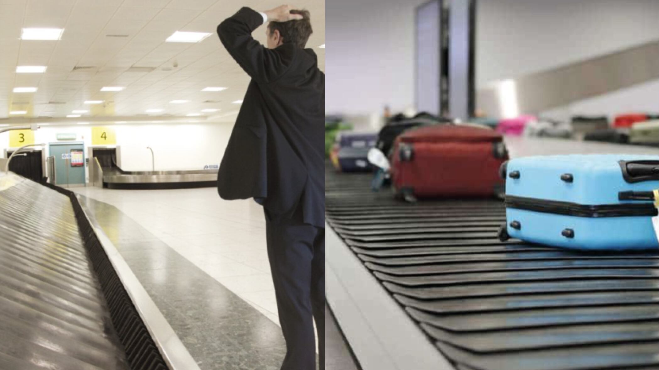 Trabajador de aeropuerto te indica lo que debes hacer para que tu maleta no desaparezca