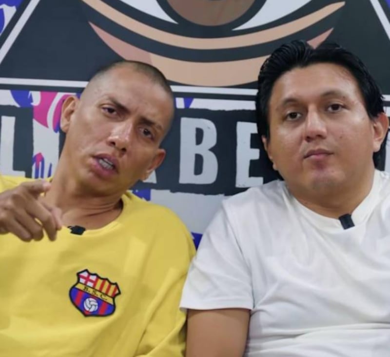Influencers guayaquileños Kreizivoy y Luisao