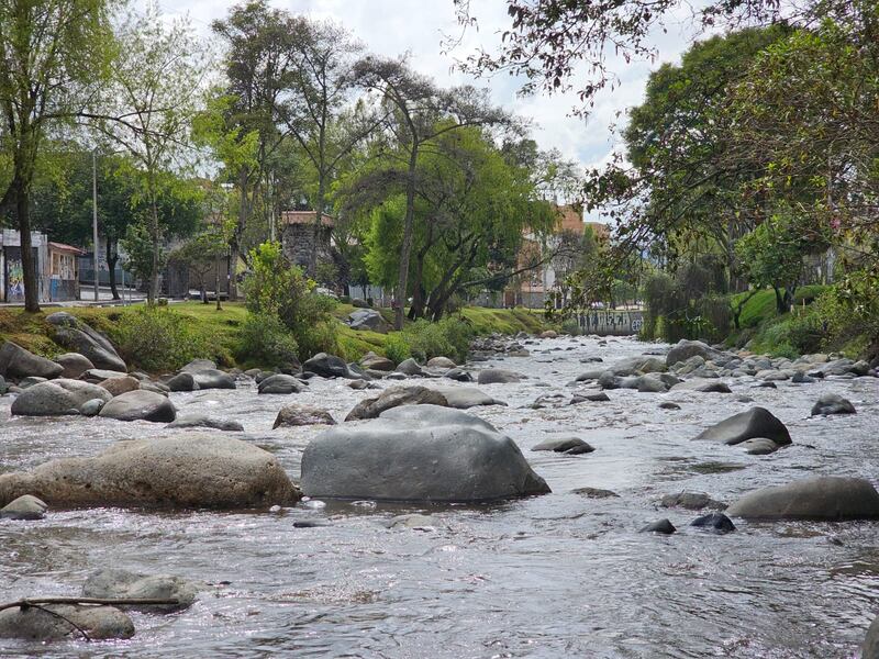 Río de Cuenca, en Cuenca recupera su caudal