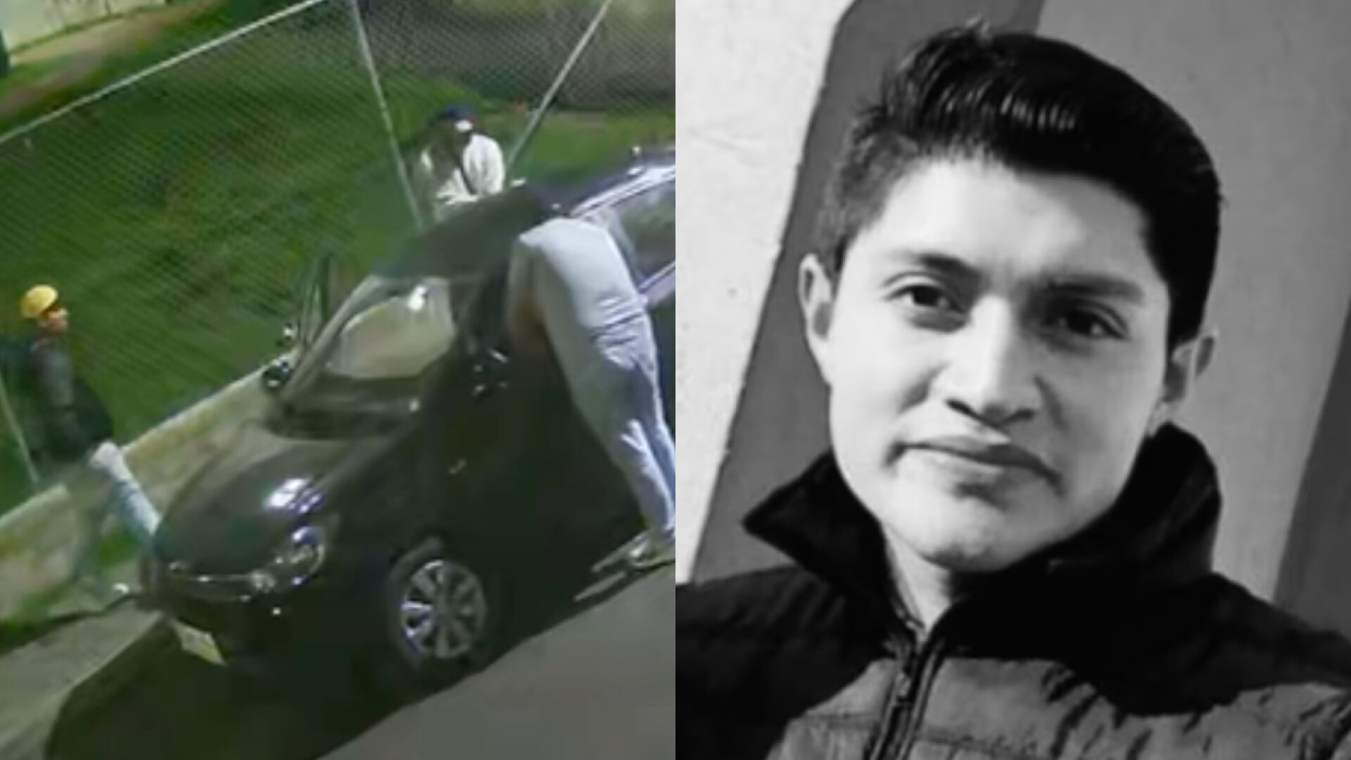 Revelan video del momento en que sujetos abordaron a Julio Vaca en su vehículo en el sur de Quito