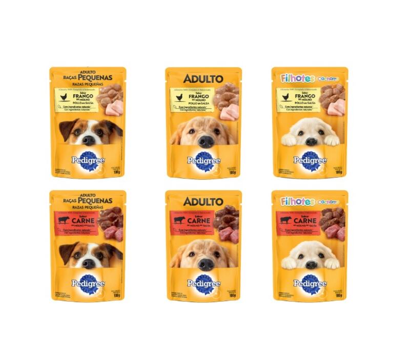 Sobres de alimentos húmedos Pedigree®