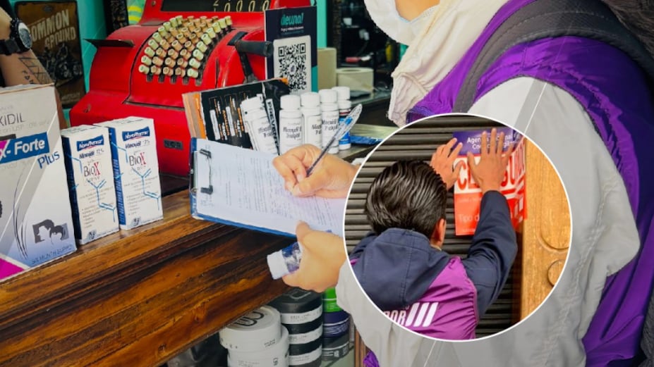 Clausuran barbería en Riobamba por uso de minoxidil y más de 100 cosméticos caducados