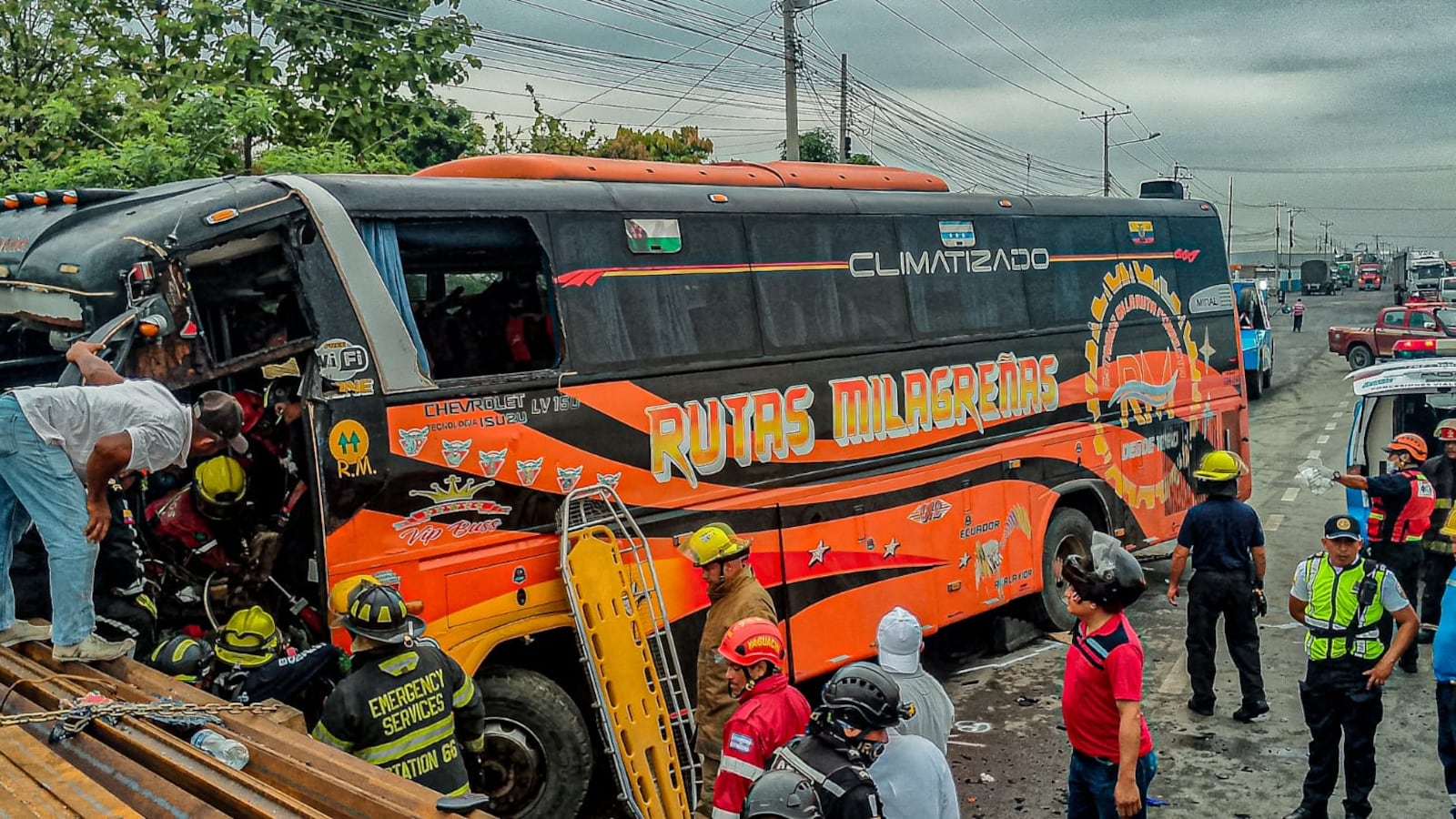 accidente vía Durán–Yaguachi
