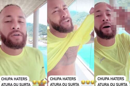 “¡Chupa haters!”, Neymar responde a sus detractores tras haberle llamado ‘gordo’