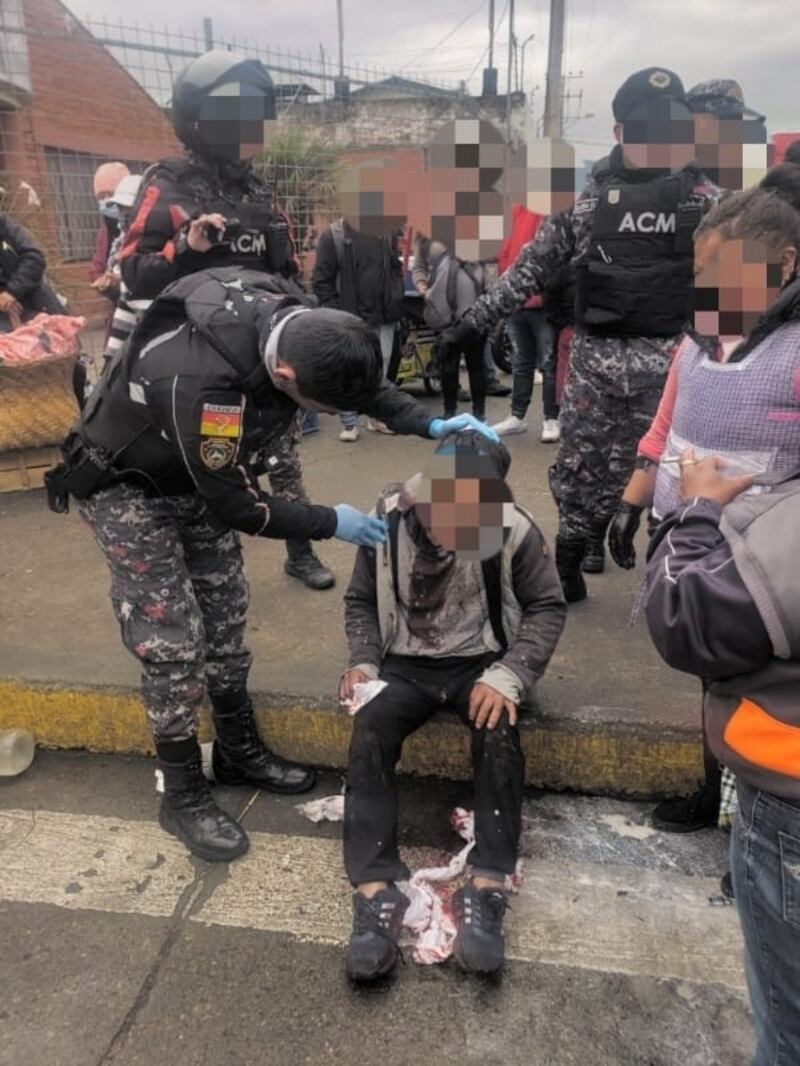 Altercado en La Feria Libre