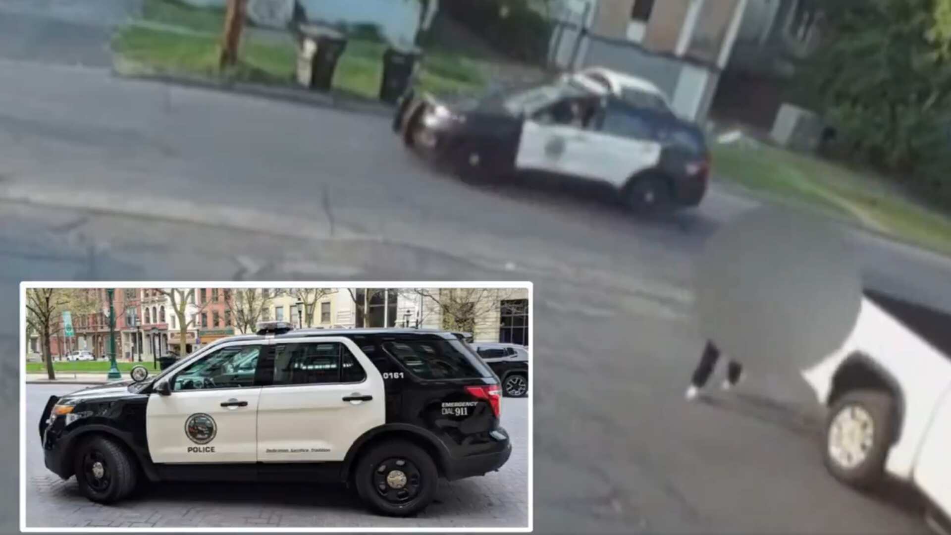 Un patrullero pasó en el momento que Jhon sacaba el cuerpo de Joselyn Toaquiza de una casa en Nueva York