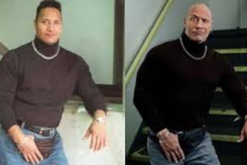Conoce la historia detrás de la curiosa foto que The Rock se tomó en 1996