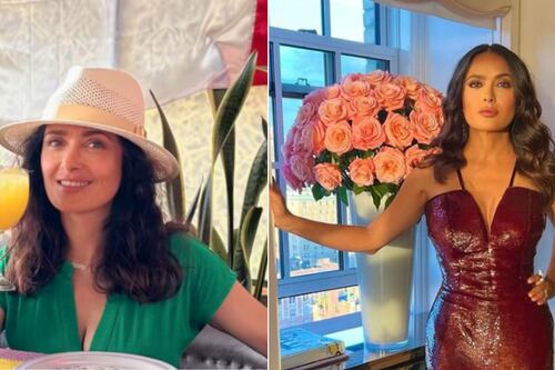 Salma Hayek comparte su truco antienvejecimiento: así se hace su jugo con naranja y cúrcuma