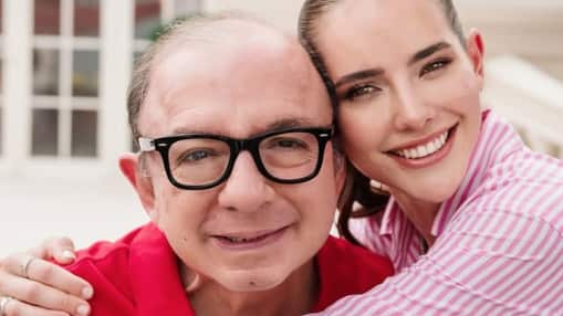 Álvaro Noboa y su nuera, Lavinia Valbonesi