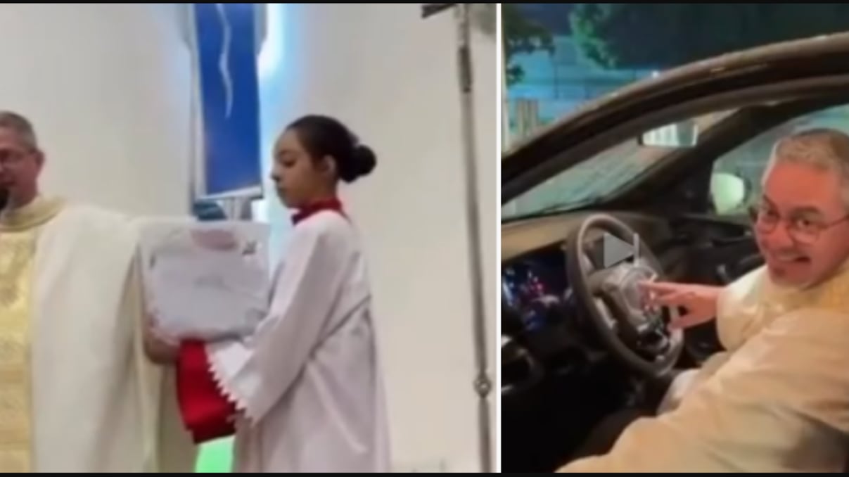 Sacerdote se 'ganó' un carro en una rifa que él mismo organizó en su parroquia