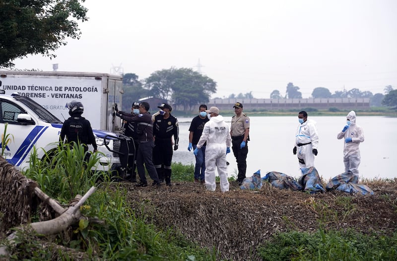 Cuerpos encontrados en Babahoyo
