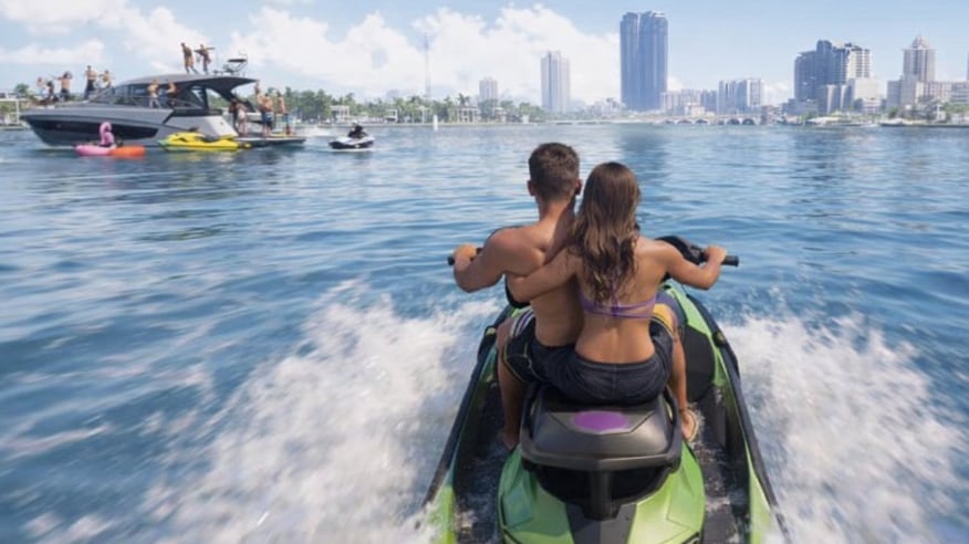 Así se vería el juego de GTA VI.