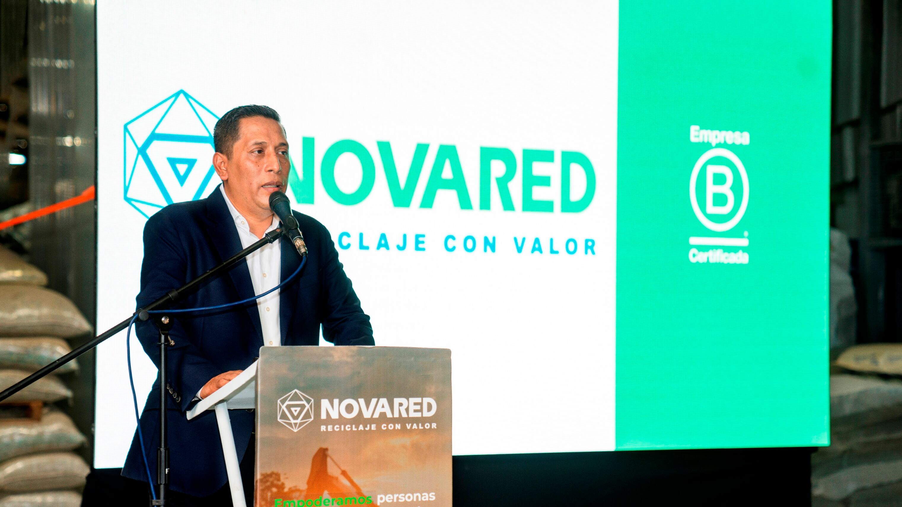 Jimmy Baque (Gerente General Novared).