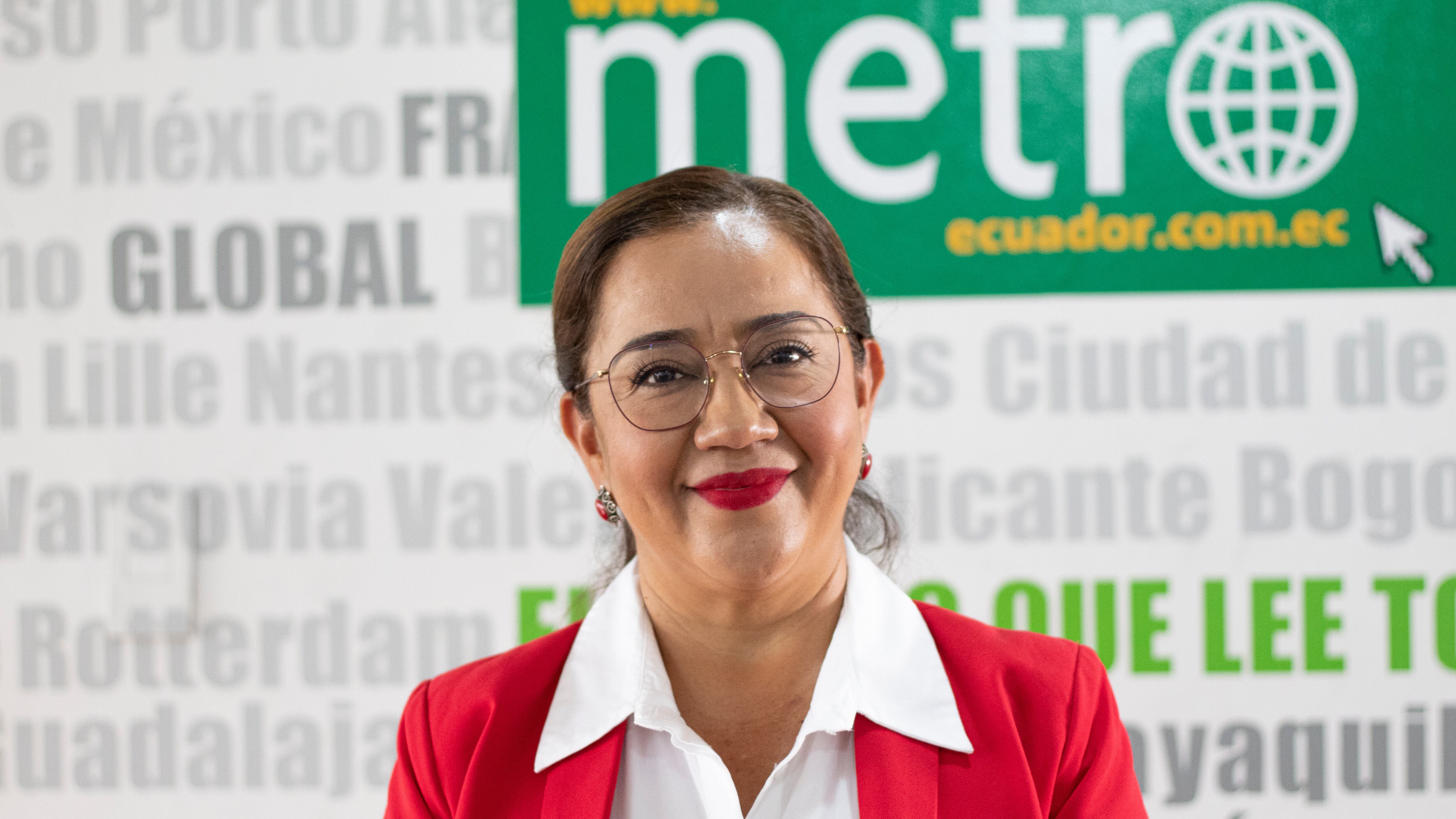 Luisa Maldonado, candidata a la Alcaldía de Quito