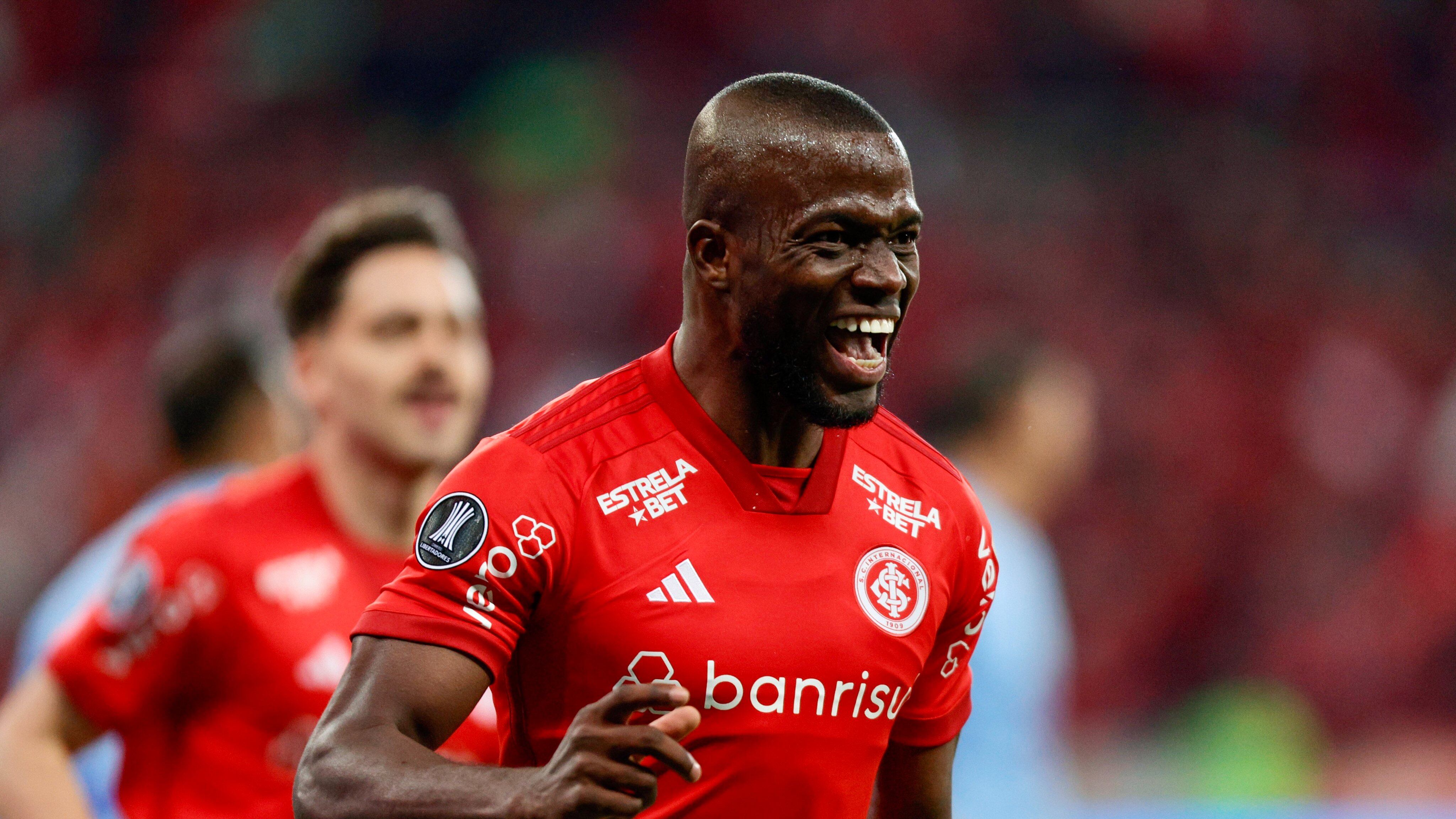 Enner Valencia con el Inter de Brasil