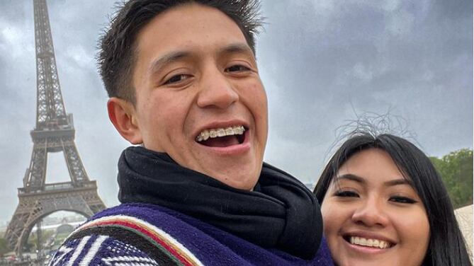 Ely Guaminga y John Valverde