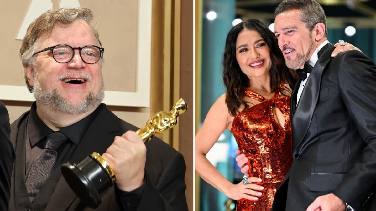 Antonio Banderas y Guillermo del Toro