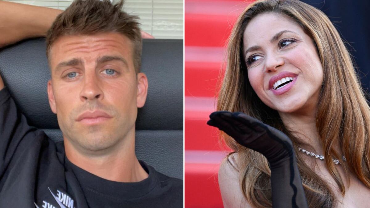 Shakira y Piqué look
