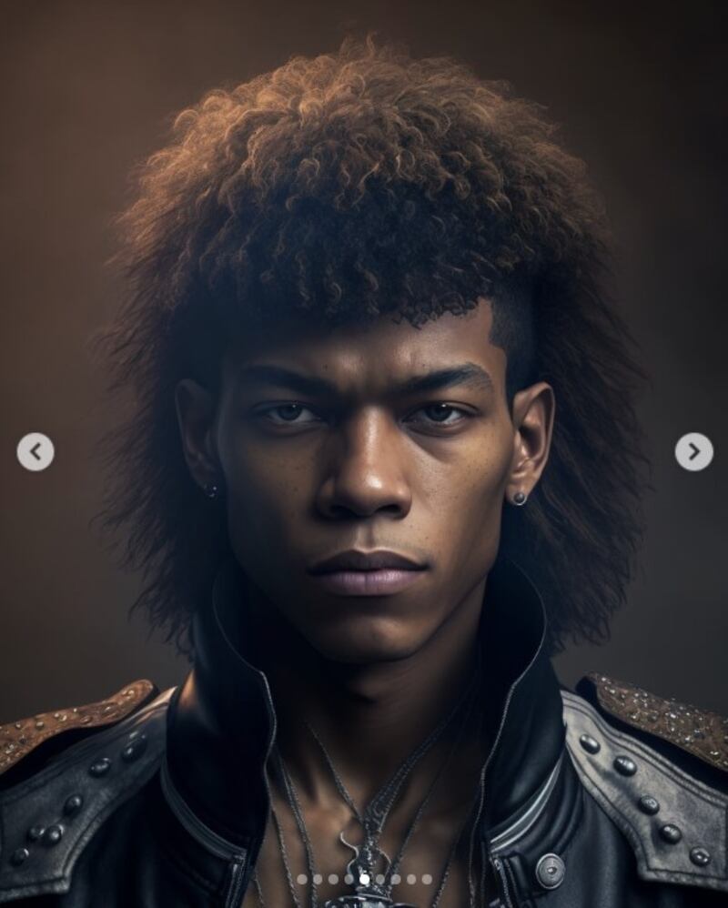 Kylian Mbappé en su versión rockstar