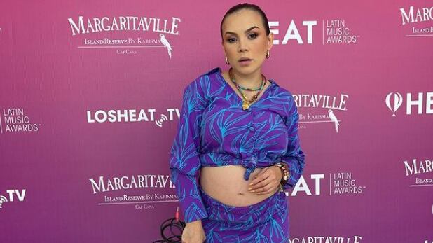 Silvana Torres en los premios Heat