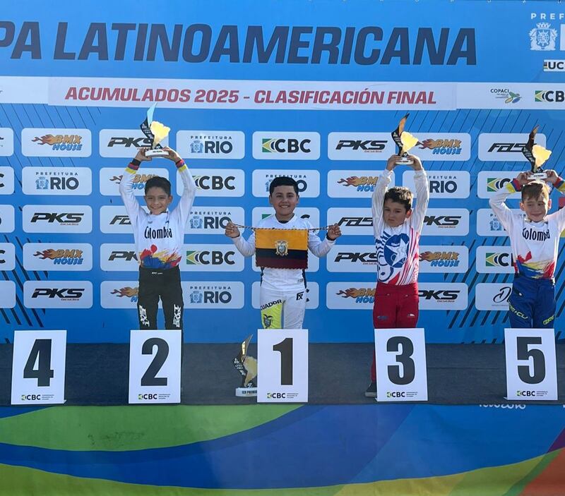 Juan Carlos Parra, el prodigio ecuatoriano del BMX con solo 7 años