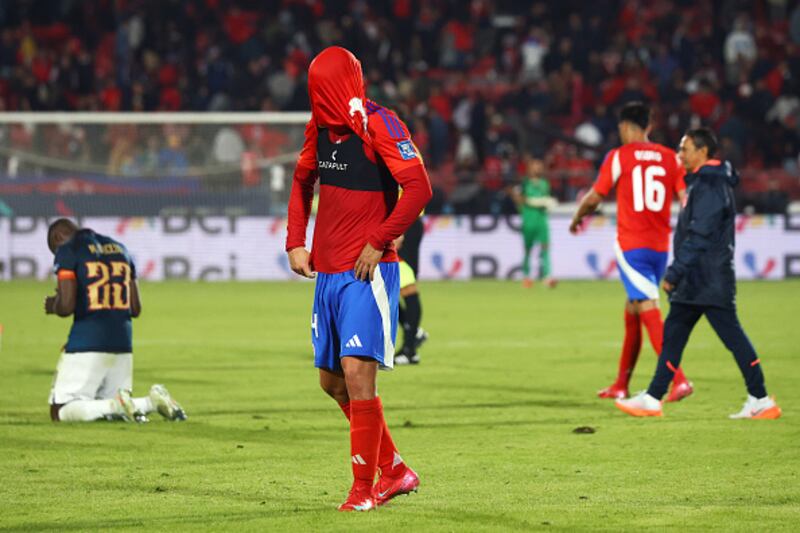 La cara de los chilenos después de quedarse, prácticamente, sin Mundial