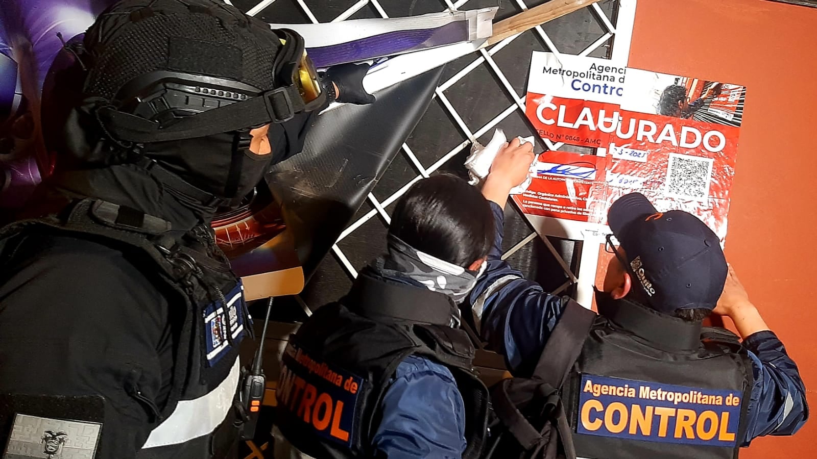 La razón por la que clausuraron tres locales de diversión nocturna en Yaruquí