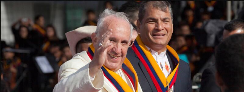Ecuador recuerda la visita del papa Francisco en 2015 y los mensajes que dejó