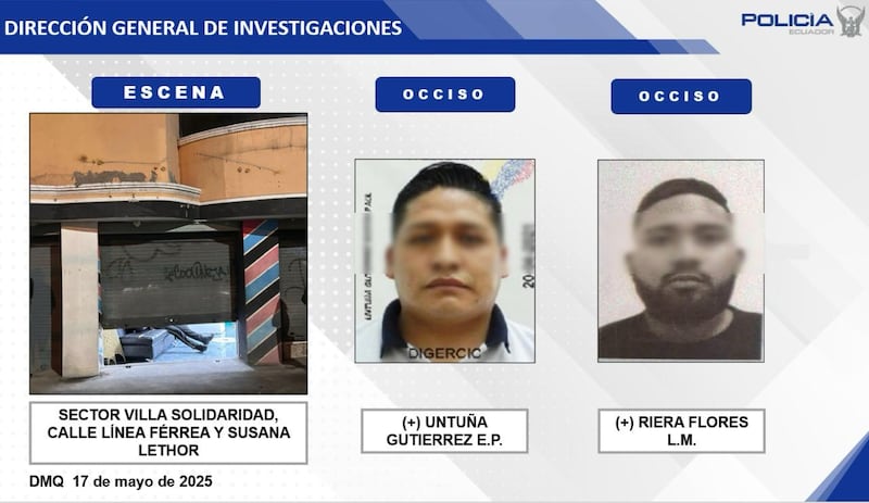 Asesinato dentro de barbería sur de Quito