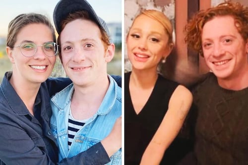 La esposa de Ethan Slater, el nuevo novio de Ariana Grande, lo acusó de “abandonar a su familia