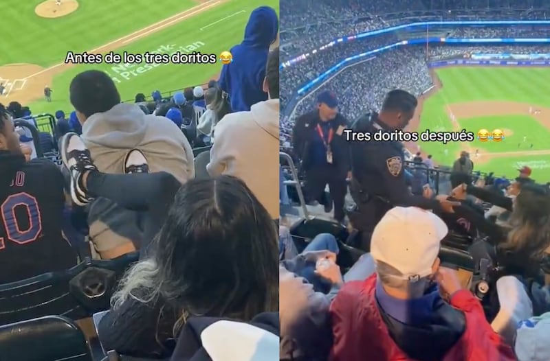 Mujer agrede a fan en partido Mets vs Yankees y es expulsada del estadio