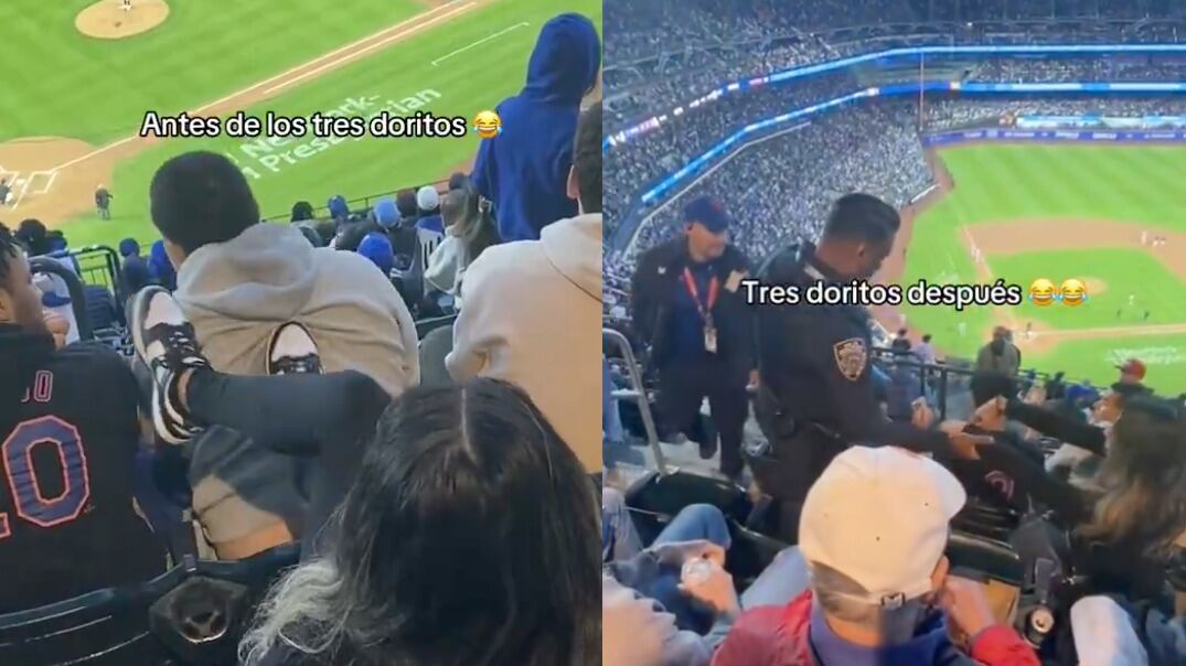 Mujer agrede a fan en partido Mets vs Yankees y es expulsada del estadio