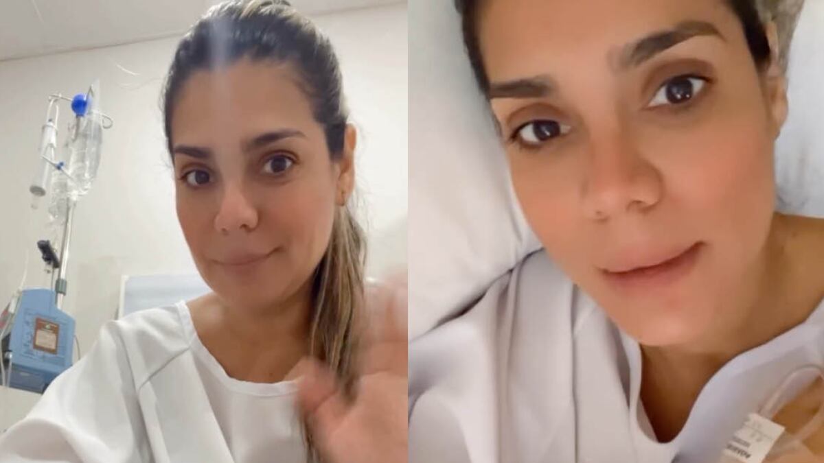 Sofía Caiche, hospitalizada