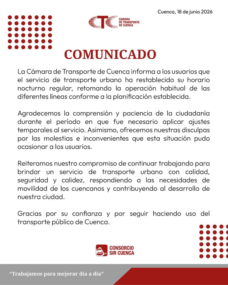 transporte urbano Cuenca