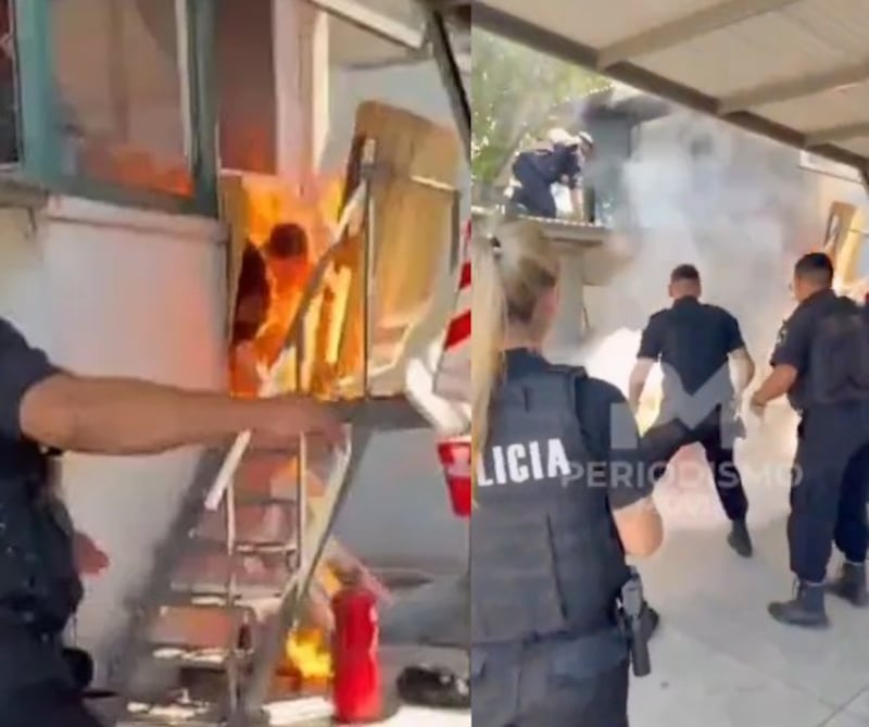 Se prendió fuego tras meses sin cobrar su sueldo