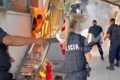 Hombre se prendió fuego por sueldo impago en Rosario