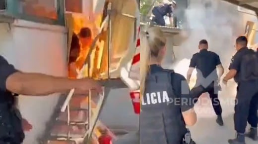 Se prendió fuego tras meses sin cobrar su sueldo