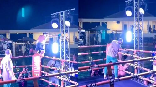 Boxeador ruso electrocutado