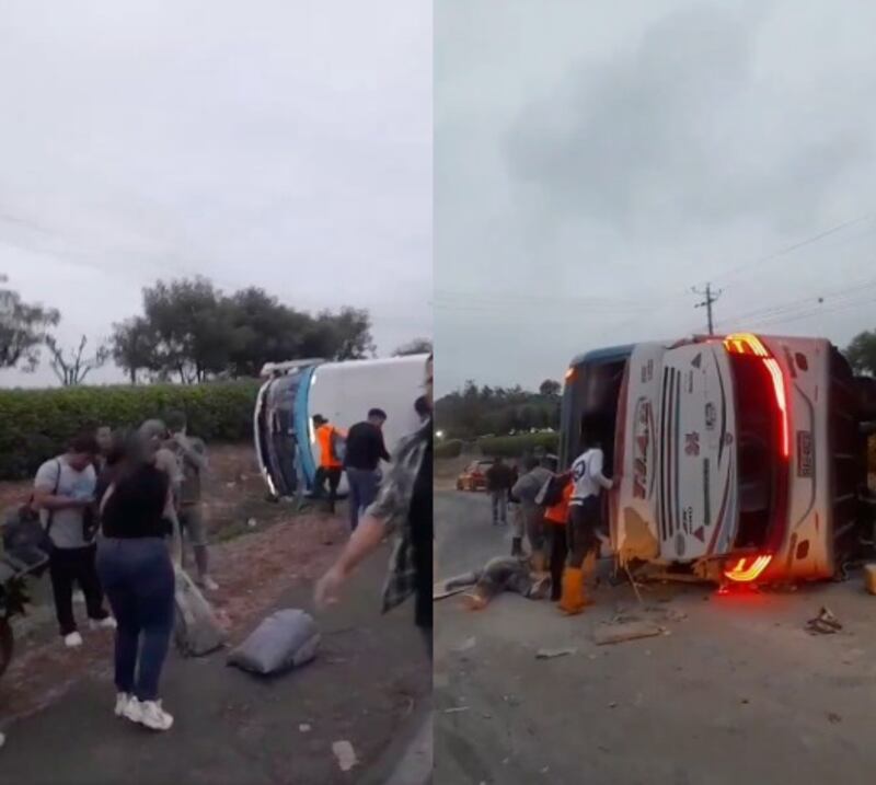 en la vía Quevedo-El Empalme, Los Ríos,