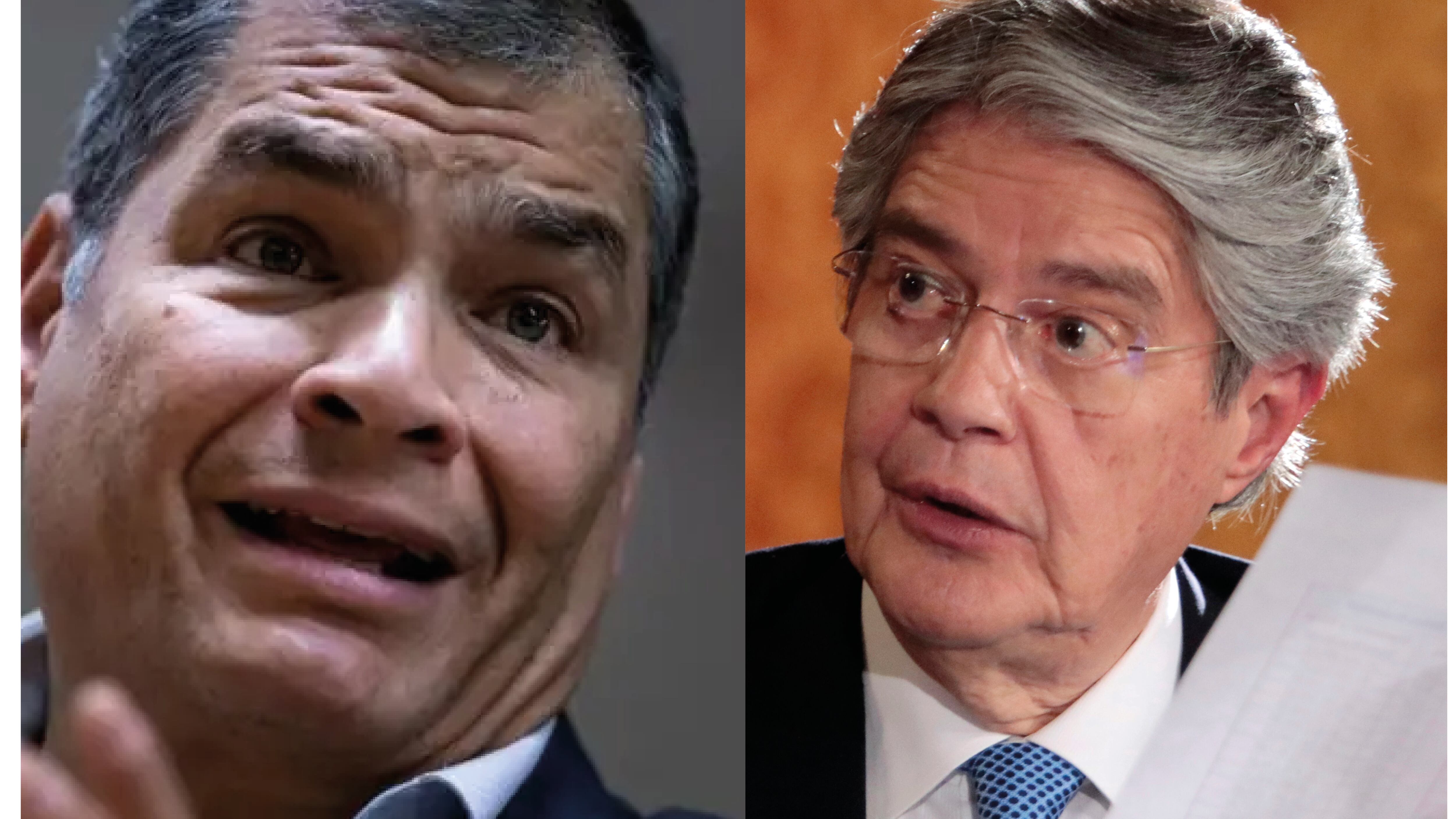 Rafael Correa y Guillermo Lasso